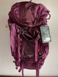 100% New OSPREY Kyte 46 Purple Calla Women Hiking/Camping Backpack (Size M) 全新 紫色女裝輕量遠足行山/露營背囊 （中碼）#刊登唔使等