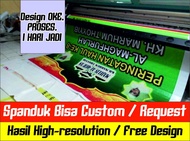 ASLI Cetak Spanduk / Sepanduk / Spanduk Warung / Spanduk Konter / Spanduk / Banner UNTUK keperluan J