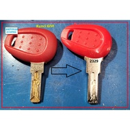 Givi key cut Copy Duplicate /kUNCI Pendua GIVI (price per unit) 2329
