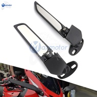 For Honda CBR150R cbr 150r v4 accessories Motorcycle Mirrors Modified Wind Wing Adjustable Rotating Rearview Mirror Winglet