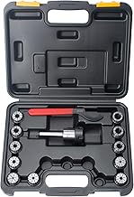 MT2 ER32 Collet Chuck Set with 11 PCS ER32 Collets, 1PCS MT2 Bridgeport Shank Holder & 1 PCS Wrench