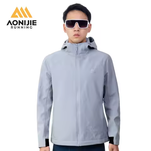AONIJIE FM5208 Men Windproof Soft Shell Jacket Water-repellent Suitable for Autumn and Winter Outdoo