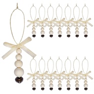 Wooden Bead String Christmas Tree decoration Rope wooden Bead String Pendant 007 JZJH