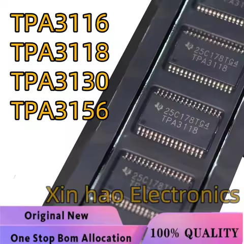 5PCS 100% NEW Original TPA3116 TPA3116D2 TPA3118 TPA3118D2 TPA3126 PTA3128 TPA3130 TPA3156 Mono Audi
