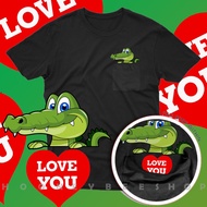 HOONEYBEE - CROCODILE T-SHIRT VIRAL POCKET TSHIRT CROCODILE POCKET T-SHIRT CUTE T-SHIRT