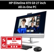 HP EliteOne 870 G9 27 inch All-in-One PC Intel Core i7 Processor with HP 125 Wired Keyboard and Mous