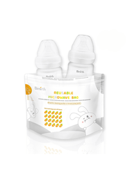 1入組嬰兒奶瓶微波蒸氣消毒袋,可用於微波爐消毒嬰兒奶瓶、奶嘴、乳泵零件等