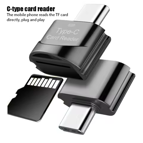 Type C To Micro-SD TF Adapter OTG USB Adapters Smart Memory Card Reader Micro USB To Type C Micro-SD