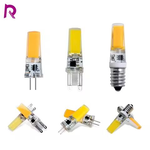 1-8pcs G4 LED Light Bulb G9 3W 6W AC/DC 12V 220V Led Lamp E14 COB Lighting Spotlight Lampadas Chande