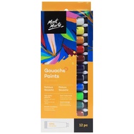 Mont Marte Gouache Paint Set of 12, 18 or 24 Colors x 12ml Tube