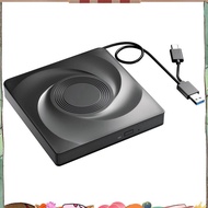 External CD/DVD Drive Burner, CD ROM DVD Player Portable CD Reader for Laptop PC  11/10/7 Linux  OS 
