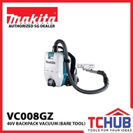 [Makita] VC008GZ 40V Cordless Backpack Vacuum (Bare Tool)
