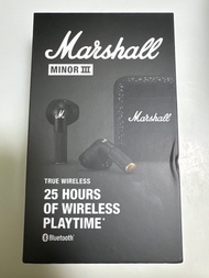 （全新）Marshall Minor III 藍芽耳機
