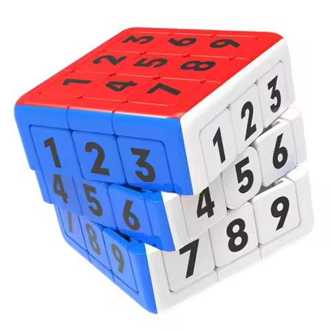 Yuxin Idea Number Magnetic Magic Cube Fun Idea 2x2 3x3 Sudoku Logic Fun Speed Puzzle Cubo Magico Toy