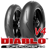 Genuine Pirelli Diablo Supercorsa V4 Tire Extremely Grip for Sport Bike