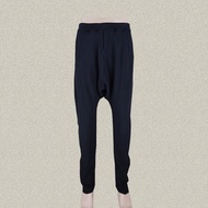 Clearing Jie A jie * r Men's Genuine Lace-Up Elastic Waist Low Crotch Pants Spring Autumn Cotton Kni