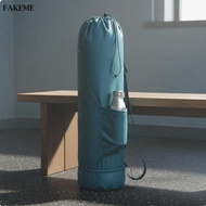 [SharprepublicefMY] Exercise mat carrying bag Multiple Pockets Exercise Mat Black