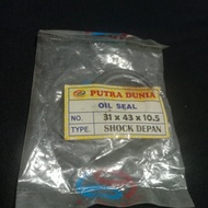 OIL SEAL SHOCK DEPAN 31X43X10.5