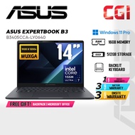 Asus 14" Expertbook B3 B3405 Laptop ULT7 155H 16GB 512GB WUXGA Win11Pro 3Y Onsite - B3405CCA-LY0640