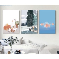 Frames Abstract Posters and Prints Gallery Wall Art Canvas Painting Nordic Wall Pictures for Home Li