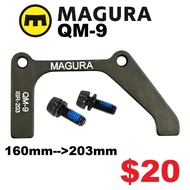 Magura QM9 160mm to 203mm Post to IS Adapter