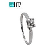 LITZ 18K White Gold Diamond Ring DR74