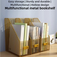 Metal File Box Desktop File Rack Shelf Folder File Storage Box Bookend File Rack Office File Cabinet