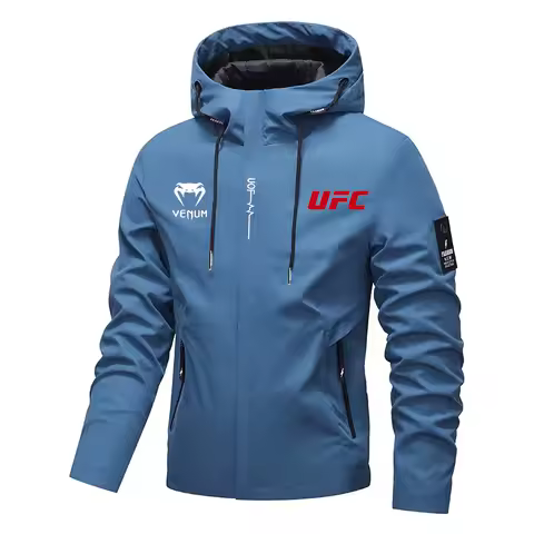 2025UFC x VENUM Men's Hooded Jacket - Sports, Casual and Trendy Top
