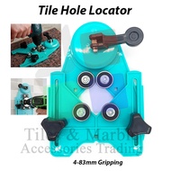 Glass Tile Hole Locator Adjustable 4-83mm Diamond Drill Bit Tile Glass Hole Saw Core Bit Guide with 