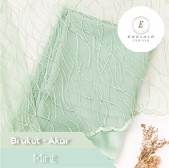 Paket Lengkap Kain Bridesmaid / Kain Satin + Kain Brokat By Emerald Textile - Akar