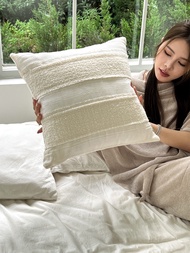 TEXDREAM Attitude Bee Language Minimalist Style Sofa Living Room Pillowcase High Elastic Cotton Feat