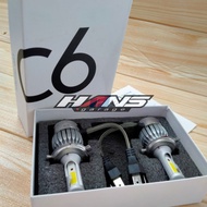 ORIGINAL C6 LAMPU MOBIL DAN TRUK LED C6 HI/LOW SOKET H4 24volt BISA UNTUK LAMPU UTAMA TRUK