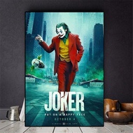 Canvas Painting Villain Smoking Joker Movie Art Poster Wall Joaquin Phoenix Prints and Picture Comic