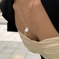 Clairo 巴洛克淡水花瓣珍珠項鍊・天然珍珠・巴洛克珍珠