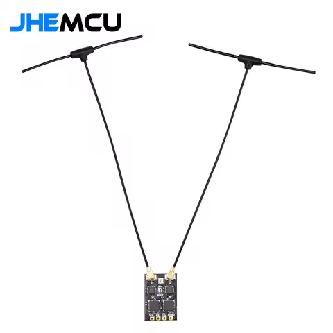 JHEMCU RP4-TD ELRS 2.4GHz Diversity Receiver Telemetry Power 20dBm Protocol CRSF Input Voltage DC +5