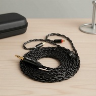 KBEAR ST12 HiFi 8-Core 4N OFC Silver-Plated Earphone Cable 2-Pin MMCX/QDC for KZ ZS10 ZSTX CCA C10 K