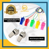 Plastic Whistle With String / Metal Whistle /Sport Whistle Referee Whistle / Party Whistle / Wisel P