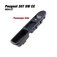 6554.E7 For Peugeot 307 SW CC 307SW 307CC 2000-2016,Passenger Side Electric Master Window Control Sw