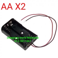 AAx2 Double A 1.5v 3v Battery Holder