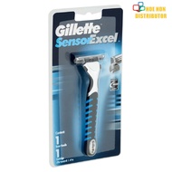 Gillette Sensor Excel Razor 1pc Refillable Blade Cartridge Mata Pisau Cukur