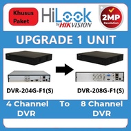 Upgrade DVR HILOOK 2MP 4 Channel to 8 Channel Khusus Paket CCTV HILOOK