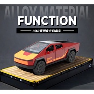 Simulation 1: 32 Telsa Cyber Truck Electric Car Alloy Model Multicolor Cool Car Model Toy Metal Toy 