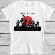 Seven Samurai T Shirt 643 Akira Kurosawa Japanese Movie Gift Tee