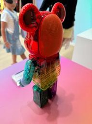 MEDICOM TOY BE@RBRICK AUDIO 400%  2024世界巡展3絕版彩虹rainbow庫柏力克熊
