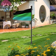 Flag Pole Stainless Steel Ground Flag Pole Weather Resistant Flag Pole Holder Rotating Outdoor Flag 