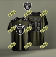 Sufei NFL PREMIUM JERSEY RAIDERS GREEN  JERSEY LYCRA SUBLIMATION Sport