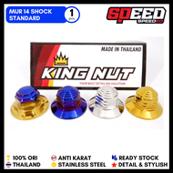 Mur Shock Sok Mur 14 Topi Supra Tiger RX King Probolt Stainless King Nut Thailand