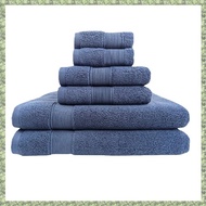 Ultra Soft Highly Absorbant 6 Pack Towel Set Kit Contains 2 Bath Towels 2 Hand Towels & 2 Washclo