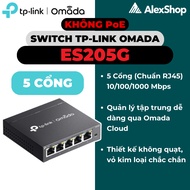 TP-Link Omada ES205G Switch | 5 Gigabit Ports Cloud Management