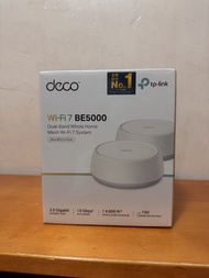 TP-Link Deco BE25 (2件裝) BE5000 雙頻 Wi-Fi 7 Mesh 路由器